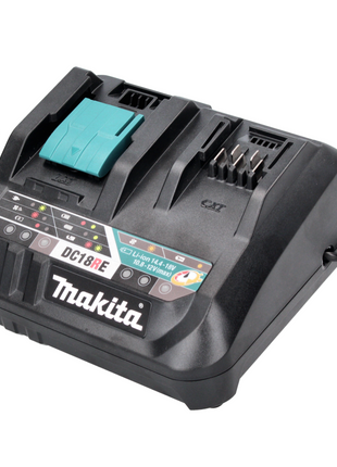 Makita Power Source Kit 18 V avec - 2x Batteries BL 1850 B 5,0 Ah (2x 197280-8) + Chargeur rapide multi DC 18 RE (198720-9) + Makpac