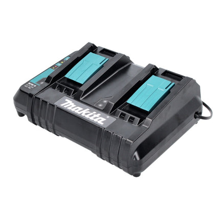 Makita Power Source Kit 18 V avec 2x BL 1860 B batterie 6,0 Ah ( 197422-4 ) + DC 18 SH chargeur double ( 199687-4 ) + Makpac