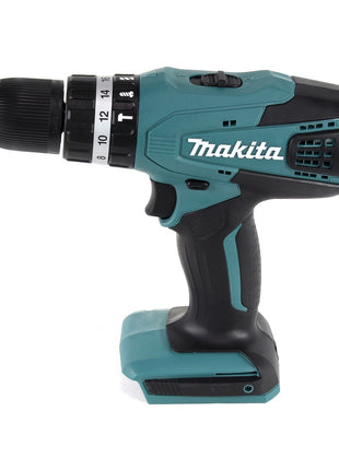 Makita HP 457 DWE Akku Schlagbohrschrauber G-Serie 18 V 42 Nm im Koffer + UH 522 DZ Akku Heckenschere 52 cm + 2x Akku 1,5 Ah + Ladegerät