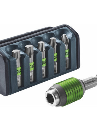 Festool TID 18-Basic Atornillador de impacto a batería 18 V 180 Nm 1/4" (576481) + juego de puntas 6 piezas + systainer - sin batería, sin cargador