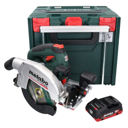 Metabo KS 18 LTX 66 BL Scie circulaire portative sans fil 18 V 165 mm + 1x batterie 4,0 Ah + metaBOX - sans chargeur