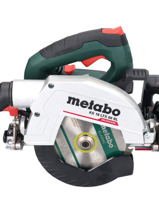 Scie circulaire à main sur batterie Metabo KS 18 LTX 66 BL 18 V 165 mm (611866810) + 2x batterie 8,0 Ah + chargeur + métaBOX