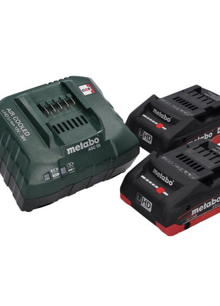 Metabo KS 18 LTX 66 BL Akku Handkreissäge 18 V 165 mm + 2x Akku 4,0 Ah + Ladegerät + Kappschiene + metaBOX