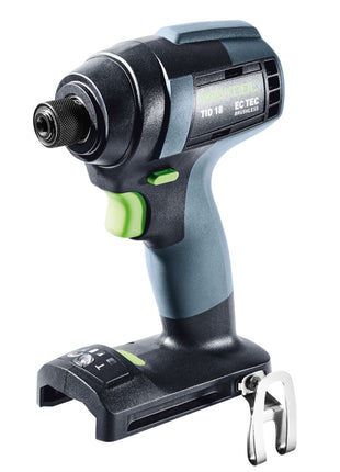 Festool TID 18 HPC 4,0 I-Plus Visseuse à choc sans fil 180Nm 1/4" 18V + 2x Batteries 4,0Ah + Chargeur + Systainer + Set d'embout 6 pcs.  (576482)