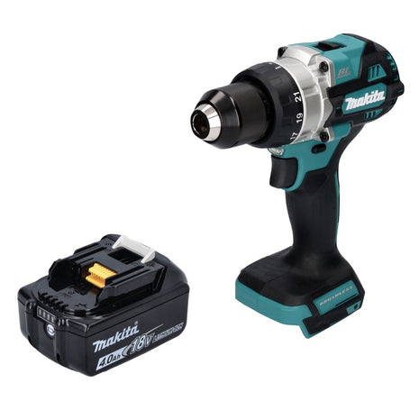 Makita DDF 486 M1 taladro atornillador inalámbrico 18 V 130 Nm sin escobillas + 1x batería 4,0 Ah - sin cargador