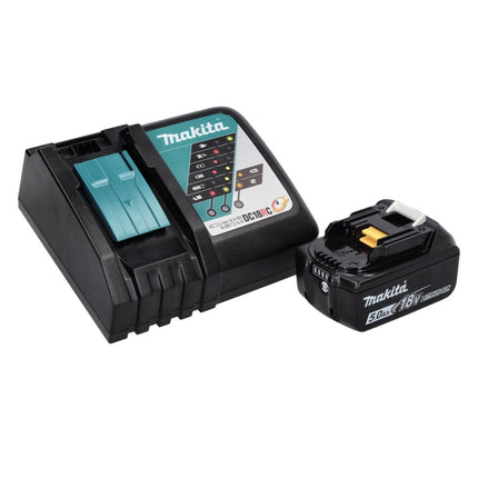 Makita DDF 486 RT1 Perceuse-visseuse sans fil 18 V 130 Nm Brushless + 1x batterie 5,0 Ah + chargeur