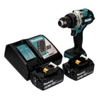 Makita DDF 486 RT Perceuse-visseuse sans fil 18 V 130 Nm Brushless + 2x batterie 5,0 Ah + chargeur