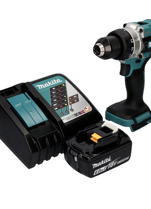 Makita DDF 486 RG1 Perceuse-visseuse sans fil 18 V 130 Nm Brushless + 1x batterie 6,0 Ah + chargeur