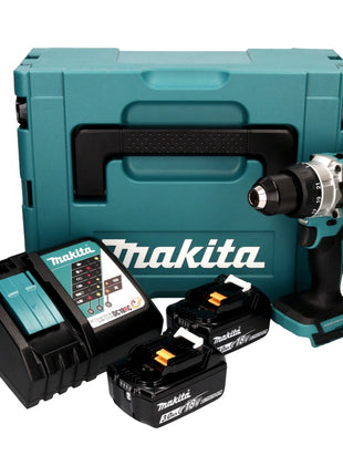 Makita DDF 486 RFJ Akku Bohrschrauber 18 V 130 Nm Brushless + 2x Akku 3,0 Ah + Ladegerät + Makpac