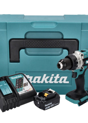 Makita DDF 486 RM1J Perceuse-visseuse sans fil 18 V 130 Nm Brushless + 1x batterie 4,0 Ah + chargeur + Makpac