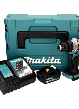 Makita DDF 486 RT1J akumulatorowa wiertarko-wkrętarka 18 V 130 Nm bezszczotkowa + 1x akumulator 5,0 Ah + ładowarka + Makpac