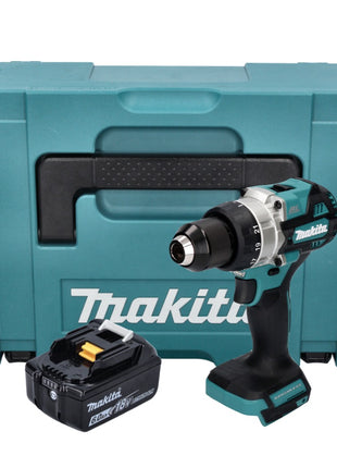 Makita DDF 486 G1J Perceuse-visseuse sans fil 18 V 130 Nm Brushless + 1x batterie 6,0 Ah + Makpac - sans chargeur