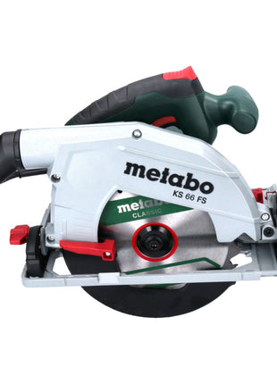 Metabo KS 66 FS Scie circulaire manuelle 1500 W 190 mm + 1x lame + KFS 44 Rail de tronçonnage