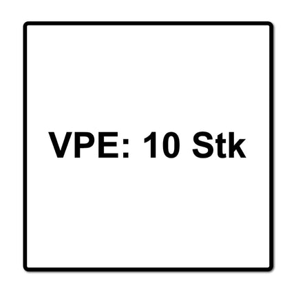 Metabo 10x sacs filtrants non-tissés 6 L (2x 630164000) pour AS 18 L PC Compact / AS 18 HEPA PC Compact