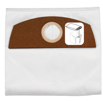 Metabo 10x sacs filtrants non-tissés 6 L (2x 630164000) pour AS 18 L PC Compact / AS 18 HEPA PC Compact