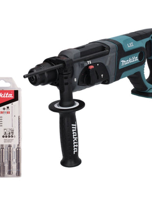 Makita DHR 241 Z Marteau perforateur sans fil 18 V 2,0 J SDS plus + 5 pcs. jeu de forets - sans batterie, sans chargeur