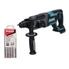 Makita DHR 241 Z Marteau perforateur sans fil 18 V 2,0 J SDS plus + 5 pcs. jeu de forets - sans batterie, sans chargeur