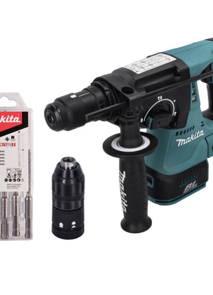 Makita DHR 243 Z Marteau perforateur sans fil 18 V 2,0 J SDS plus Brushless + 5 pces. set de forets - sans batterie, sans chargeur