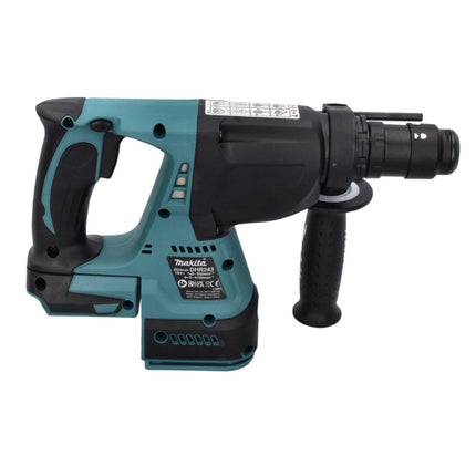 Makita DHR 243 Z Marteau perforateur sans fil 18 V 2,0 J SDS plus Brushless + 5 pces. set de forets - sans batterie, sans chargeur