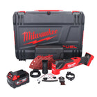 Outil multifonction à batterie Milwaukee M18 FMT-601X FUEL 18 V sans balais + 1x batterie 6,0 Ah + jeu d'accessoires 7 pièces + boîtier HD - sans chargeur