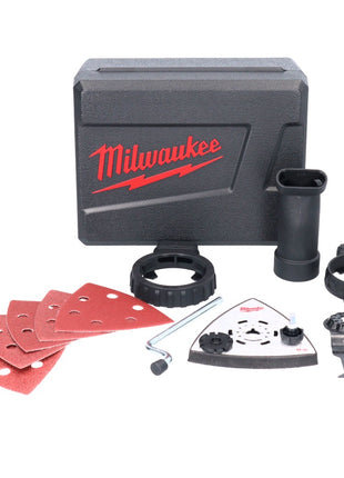 Outil multifonction à batterie Milwaukee M18 FMT-601X FUEL 18 V sans balais + 1x batterie 6,0 Ah + jeu d'accessoires 7 pièces + boîtier HD - sans chargeur