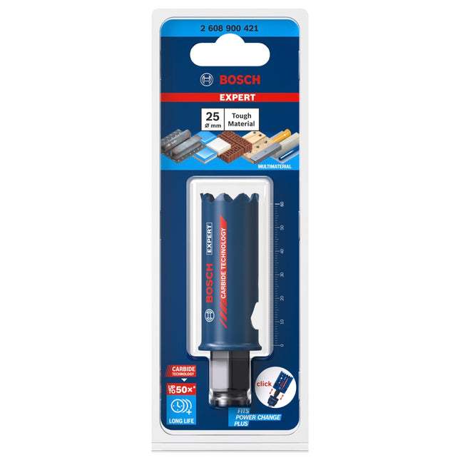 Bosch EXPERT Scie cloche Tough Material 25 x 60 mm Carbure (2608900421) Universel