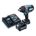 Makita TW 001 GD101 Clé à choc sans fil 40 V max. 1800 Nm Brushless XGT + 1x batterie 2,5 Ah + chargeur
