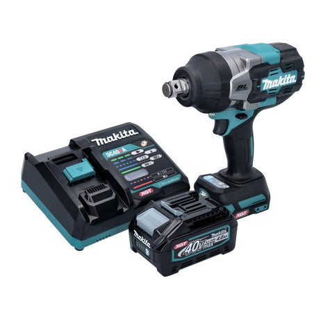 Makita TW 001 GM101 Clé à choc sans fil 40 V max. 1800 Nm Brushless XGT + 1x batterie 4,0 Ah + chargeur