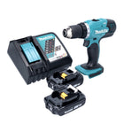 Makita DDF 453 RA Perceuse-visseuse sans fil 18 V 42 Nm + 2x batterie 2,0 Ah + chargeur