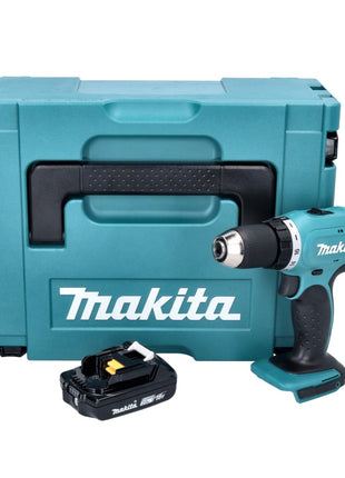 Makita DDF 453 A1J taladro atornillador inalámbrico 18 V 42 Nm + 1x batería 2,0 Ah + Makpac - sin cargador