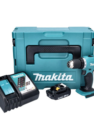 Makita DDF 453 RA1J Perceuse-visseuse sans fil 18 V 42 Nm + 1x batterie 2,0 Ah + chargeur + Makpac