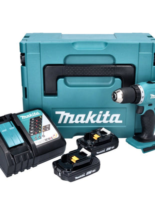 Makita DDF 453 RAJ Perceuse-visseuse sans fil 18 V 42 Nm + 2x batterie 2,0 Ah + chargeur + Makpac