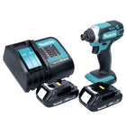 Makita DTD 152 SY Clé à choc sans fil 18 V 165 Nm + 2x batterie 1,3 Ah + chargeur