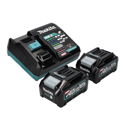 Makita HP 002 GM201 perceuse à percussion sans fil 40 V 64 Nm sans balai + 2x batteries 4,0 Ah + chargeur + Makpac