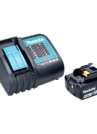 Makita DHP 485 STX5 perceuse à percussion sans fil 18 V 50 Nm sans balais + 1 batterie 5,0 Ah + chargeur + jeu d'accessoires 101 pièces + mallette