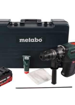 Metabo KHA 18 LTX BL 40 marteau combiné à batterie 18 V 8,6 J SDS max brushless + 1x batterie 8,0 Ah + coffret - sans chargeur