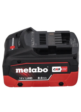 Metabo KHA 18 LTX BL 40 marteau combiné à batterie 18 V 8,6 J SDS max brushless + 1x batterie 8,0 Ah + coffret - sans chargeur