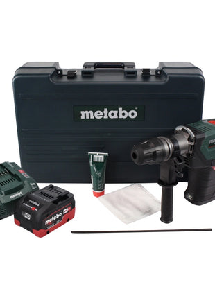 Metabo KHA 18 LTX BL 40 marteau combiné à batterie 18 V 8,6 J SDS max brushless + 1x batterie 8,0 Ah + chargeur + coffret