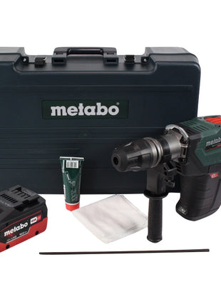 Metabo KHA 18 LTX BL 40 marteau combiné à batterie 18 V 8,6 J SDS max brushless + 1x batterie 10,0 Ah + coffret - sans chargeur