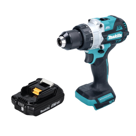 Makita DHP 486 A1 akumulatorowa wiertarko-wkrętarka udarowa 18 V 130 Nm bezszczotkowa + 1x akumulator 2,0 Ah - bez ładowarki