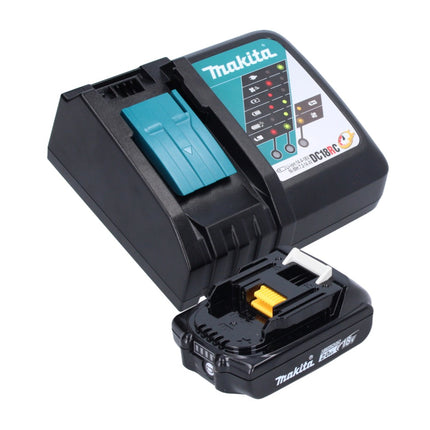 Makita DHP 486 RA1 Perceuse-visseuse à percussion sans fil 18 V 130 Nm Brushless + 1x batterie 2,0 Ah + chargeur