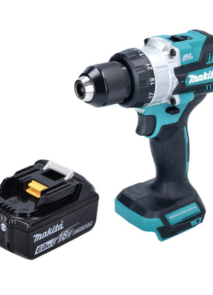 Makita DHP 486 G1 Perceuse-visseuse à percussion sans fil 18 V 130 Nm Brushless + 1x batterie 6,0 Ah - sans chargeur