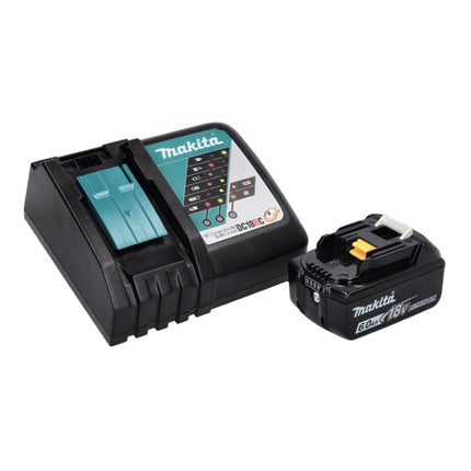 Makita DHP 486 RG1 Perceuse-visseuse à percussion sans fil 18 V 130 Nm Brushless + 1x batterie 6,0 Ah + chargeur