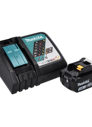 Makita DHP 486 RF1J Perceuse-visseuse à percussion sans fil 18 V 130 Nm Brushless + 1x batterie 3,0 Ah + chargeur + Makpac