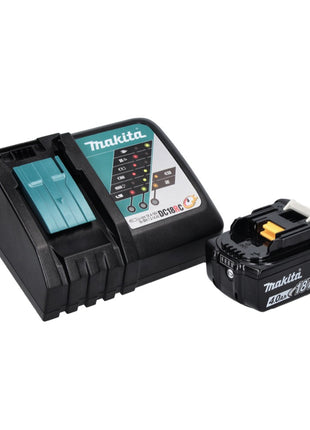 Makita DHP 486 RM1J Perceuse-visseuse à percussion sans fil 18 V 130 Nm Brushless + 1x batterie 4,0 Ah + chargeur + Makpac