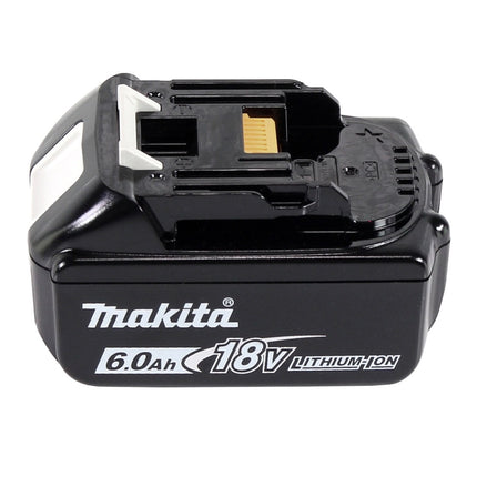 Makita DHP 486 G1J Perceuse-visseuse à percussion sans fil 18 V 130 Nm Brushless + 1x batterie 6,0 Ah + Makpac - sans chargeur