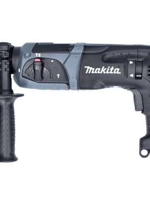 Makita HR 2470 BX40 martillo combinado negro 780 vatios SDS-plus 2,4 J + juego de brocas SDS-plus 5 piezas + estuche