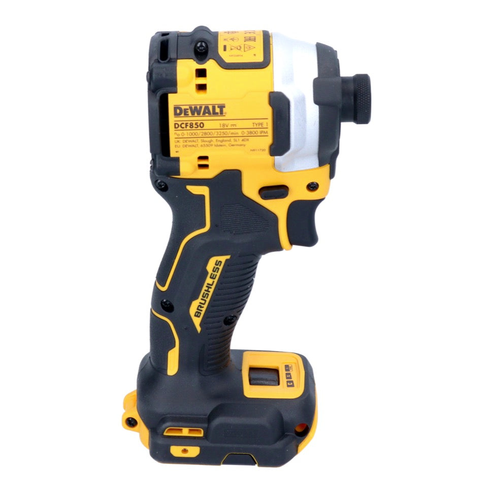 DeWalt DCF 850 N Clé à choc sans fil 18 V 205 Nm 1/4 Brushless + 1x DeWalt DCF 850 N Clé à choc sans fil 18 V 205 Nm 1/4 Brushless + 1x