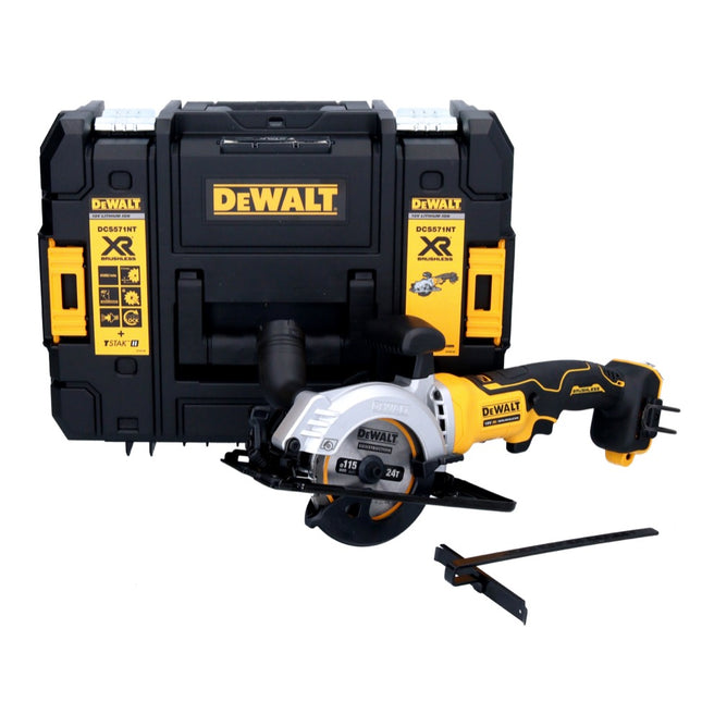 DeWalt DCS 571 NT Scie circulaire à main sans fil 18 V 115 mm Brushless + TSTAK - sans batterie, sans chargeur