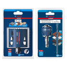 Bosch EXPERT Juego básico de sierra perforadora para materiales resistentes, carburo de 70 x 60 mm (2608900434), universal + adaptador de cambio de corriente (2608900526)